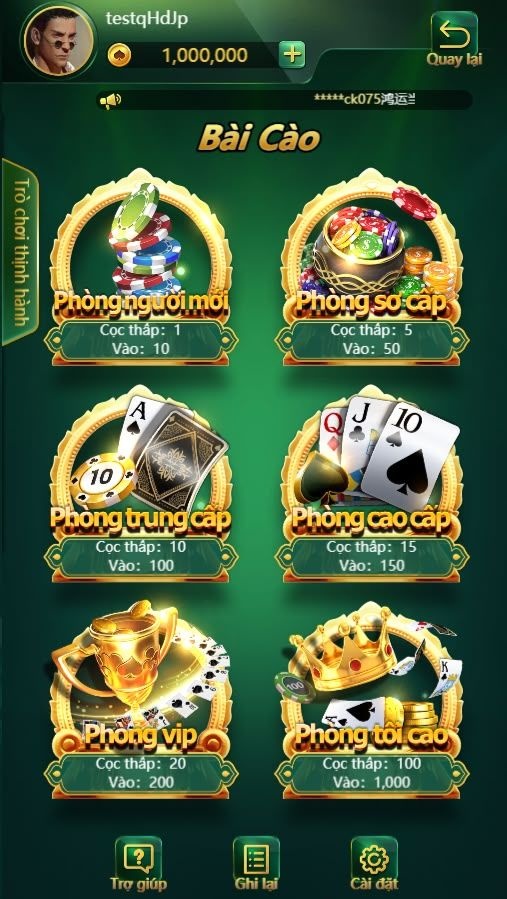 Instant Casino game